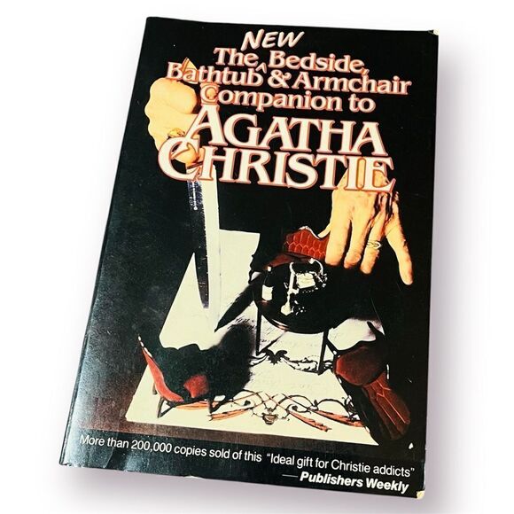 The Bedside Bathtub & Armchair Companion to Agatha Christie Book 1986 Dick Riley - Picture 1 of 11